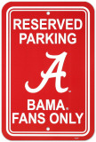 University of Alabama Parking Sign