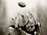 Rugby Player in Action, Paris, France